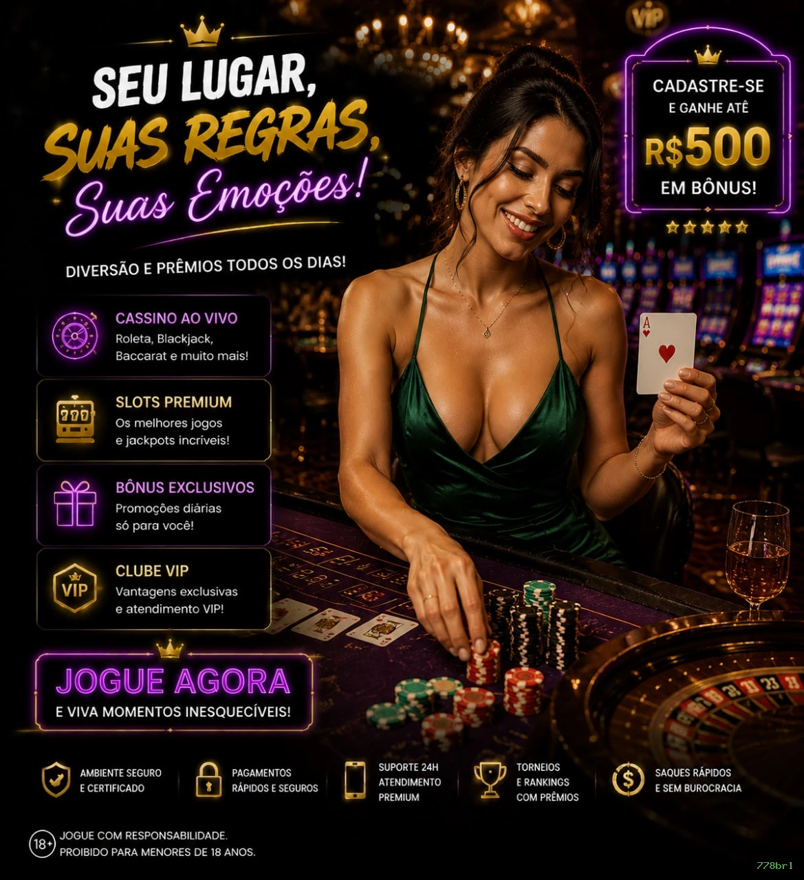 Streaming 4K no cassino ao vivo da 778brl